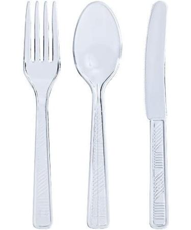 Party Dimensions 300 Count Clear Cutlery Combo Box - Buy Online on GoSupps.com