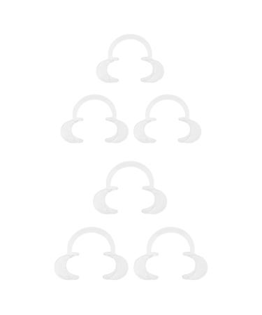 Ziyuan 6 pieces autoclavable tooth whereabouts lip and cheek retractor dentist mouth open repetition use 3 pieces s with 3 pieces m