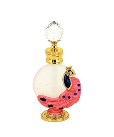 DFJOENVLDKHFE Vintage Patterned Glass Refillable Perfume Bottle Wedding Ladies Gifts (Size : Pink Color : 12ML) Pink 12ml