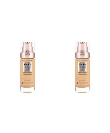 Maybelline New York Make Up Dream Radiant Liquid Make-Up Liquid Foundation No. 48 Sun Beige 30 ml (pack with 2) No. 48 Sun Beige 30 ml (2 Pack)