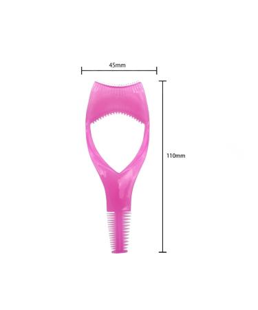 Shop 3-in-1 Eyelash Brush Tool - 2pcs Makeup Applicator for Perfect Lashes | Eyelash Curler & Guard for Women & Girls - Buy Online on GoSupps.com