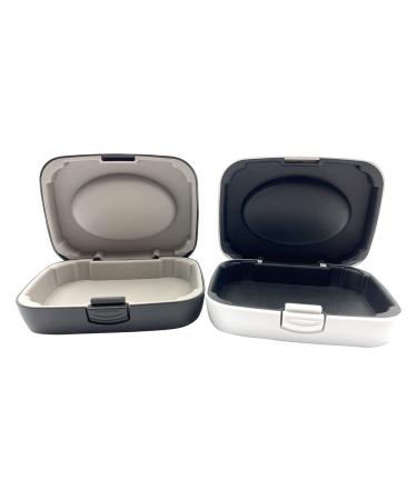 Portable Hearing Aid Case - Premium Texture Storage Case for BTE CIC IIC ITE - Durable & Protective (White) - Buy Online on GoSupps.com