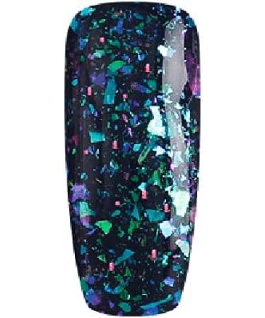 Bluesky Gel Nail Polish Galaxy 08 Twilight Zone Clear Coat with the Galaxy Colored Flakes Glitter 10ml (Requires Curing Under UV LED Lamp) - Buy Online on GoSupps.com