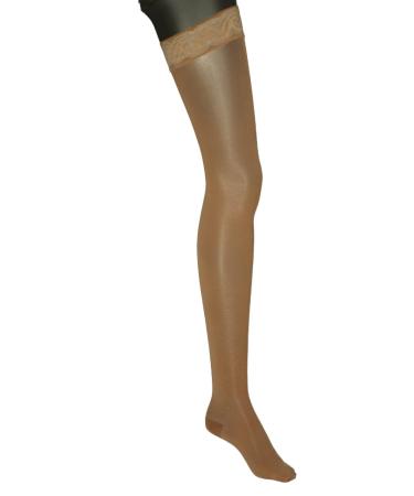Venaflex - Thigh High Extra Fine Women's & Men's Compression Stocking Class 2 Open Toe (4 Short)