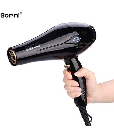 4000W Powerful Professional Salon Hair Dryer Negative Ion Blow Dryer Electric Hairdryer Hot/Cold Wind With Air Collecting Nozzle - Buy Online on GoSupps.com