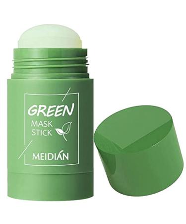 Meidián Green Tea Mask Clay Stick For Face | Poreless Deep Cleanse Acne Blackhead Remover Works All Skins But Sensitive Purifying Cleansing Blackheads, 1.4 Ounce (Pack of 1)