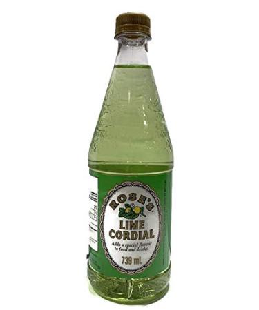 Lime Cordial - 739 mL Flavouring for Drinks & Food.