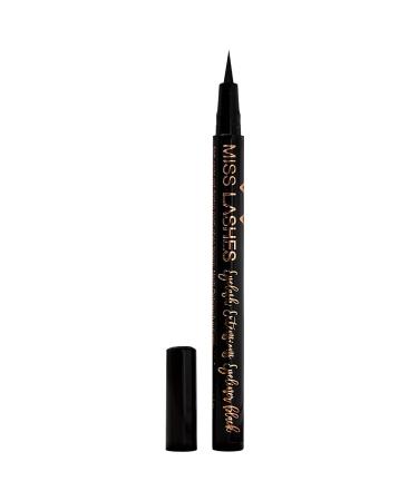 Miss Lashes Eyeliner for Eyelash Extensions - Special Lash Extension Eyeliner fine eyeliner for eyelash extensions protects lashes & glue precise long -lasting wearing - black