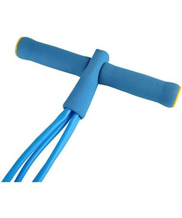 Upgraded 4-Tube Resistance Band | Multifunctional Fitness Equipment for Abdominal Arm Leg Stretching & Yoga | International Shipping Available - Buy Online on GoSupps.com
