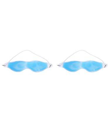 Bonkshire 2X Soothing Eye Mask Relaxing Headache Relief Ice Cold Cooling Gel Tired Eyes Pad