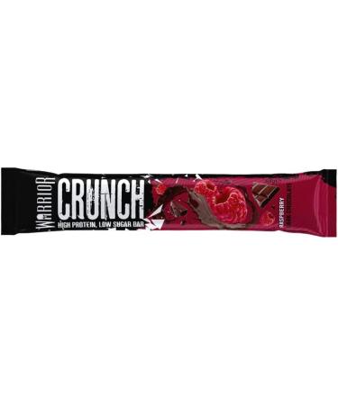 Warrior CRUNCH Raspberry Dark Chocolate Bars - 12 Count Pack for a Delicious Snack - Buy Online on GoSupps.com