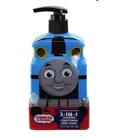 Thomas the Train 3-in-1 Shampoo Conditioner & Body Wash - Blueberry Scented 13.5 oz.