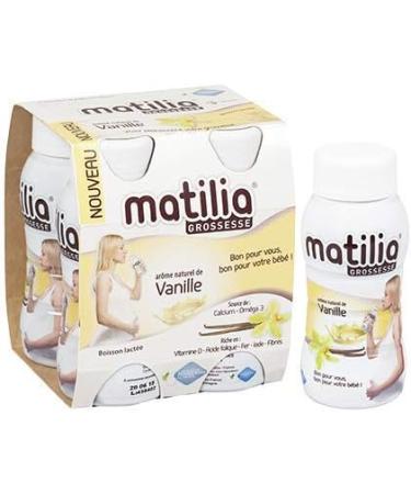 Matilia - Milk Drink Pregnancy - Vanilla - Rich in Vitamins and Minerals - Pregnant Woman - Pack of 6 - Buy Online on GoSupps.com