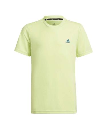 adidas Boys B Sl T T-Shirt 7-8 Years Pulse Lime/Legacy Teal