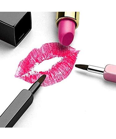 ENERGY Retractable Lip Brushes Set - Glossy Lipstick & Lip Liner Applicators | Vegan Synthetic Bristles | Travel-Friendly 3PCS Makeup Brushes - Buy Online on GoSupps.com