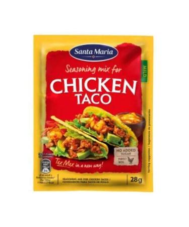 Santa Maria Santa Maria Tex Mex Sweet Chicken Spice Blend 28g - A mix of tacos specially developed for chicken with a taste of oregano sweet chilli garlic and cumin