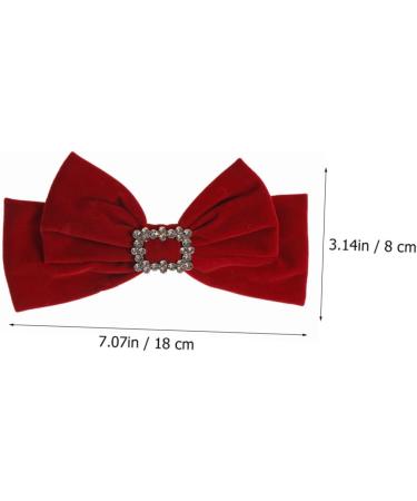 hair accessories hair clip for wedding hair gems for women wedding hair clips wedding hair bow bobby pin bow hair barrettes for women bow spring hairpins chic bow headdress vintage - Buy Online on GoSupps.com