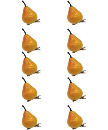 JSGHGDF Simulation Fruit Hairclip Set of 10 for Girl Carnivals Party Hair Pin Girl Women Cute Hair Clip Kids Dress Up Barrettes Red chili - Buy Online on GoSupps.com