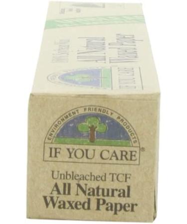 If You Care Wax Paper Rolls - 12 Pack of 75 Sq Ft - Unbleached & Chlorine Free Waxed Sheets for Baking, Cooking & Food Wrapping - Buy Online on GoSupps.com