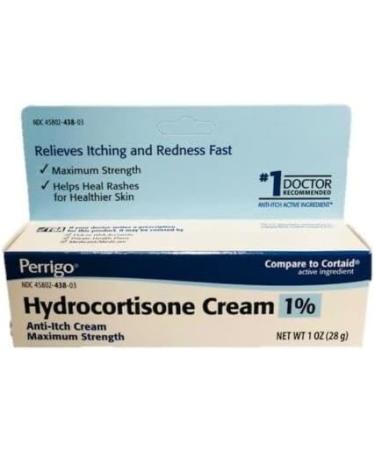 Hydrocortisone Cream 1% - Fast Relief for Skin Irritation - Buy Online on GoSupps.com