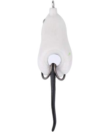 2pcs Freshwater Soft Rubber Mouse Rat Fishing Lures - Dual Hook Bass Bait in Dark Grey - Buy Online on GoSupps.com