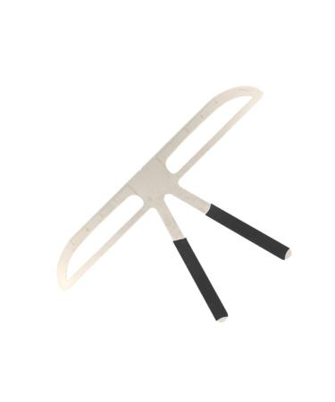 Beavorty eyebrow measure ruler eyebrow stencil positioning DIY ruler calipers t tool Three-point positioning 1 count (Pack of 1) As Shown