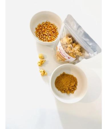 Zuchy Gourmet Popcorn - Bundle Pack of 2. Salted Caramel Gourmet Popcorn. Gluten & GMO free. Suitable for Vegetarians. Natural Ingredients. Air-popped. - Buy Online on GoSupps.com