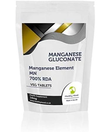 Manganese Gluconate 122mg 180 Tablets Manganese Element 14mg Health Supplements Nutrition Pills - Buy Online on GoSupps.com