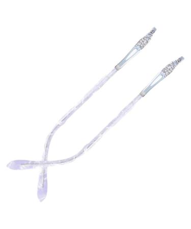 Ranara glasses turn glasses glasses 1 pair of metal glasses replacement bars rhinest glass accessories for women silver