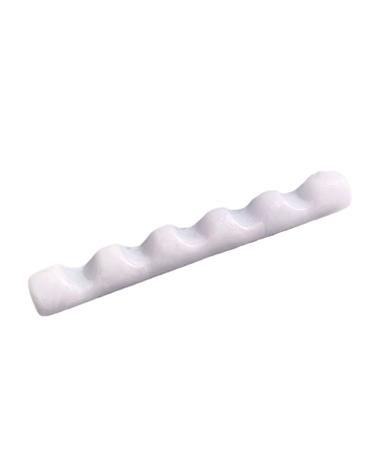 Manicure Pen Holder Solid Shatterproof Mini Nail Art Brush Holder Stand for Girls White