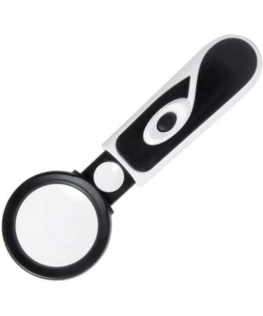 Magnifier with Led Lights - Magnifying Glass with 5X Magnification Diopter - Ideal for Reading Jewelry Watch Repair - Ergonomic Handle for Comfortable Grip - Lightweight Portable - Buy Online on GoSupps.com