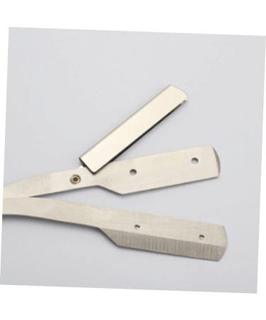 JECOMPRIS 4pcs Stainless Steel Hairdressing Razors & Eyebrow Trimming Scissors Set - Perfect for Precision Grooming - Buy Online on GoSupps.com
