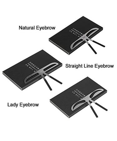 3 Styles Eyebrow Stencil - DIY Eyebrow Care & Grooming Tool for Perfect Brows - Shop Internationally - Buy Online on GoSupps.com