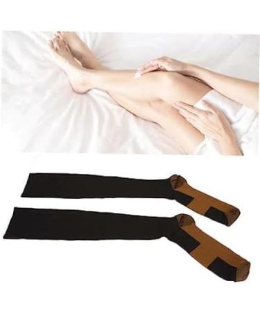 Copper Fiber Compression Socks for Stress Relief & Circulation Improvement - Ankle Compression Stockings for Running, Hiking, Cycling - Reduce Swelling & Foot Pain - Stay Active & Energized - Buy Online on GoSupps.com