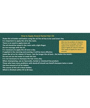 Anand Herbal Hair Oil for Thick, Shiny Hair | Regenerating Formula - Buy Online on GoSupps.com