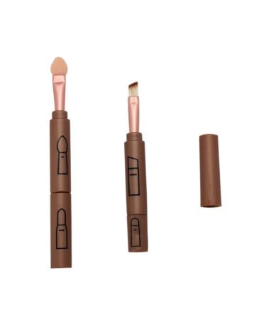 NOLITOY 1pc Banana Hair Korean Lip Brush Eyebrow Brush With Cover Lipgloss Organizers Eye Shadow Brush Gel Nail Polish Birthday Hat Headband Lipstick Kit Concealer Lipstick Brush