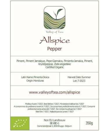 Allspice Whole Berries Organic Spice - All Spice Berry Seasoning - Also called Jamaican Pepper - 350g - Buy Online on GoSupps.com