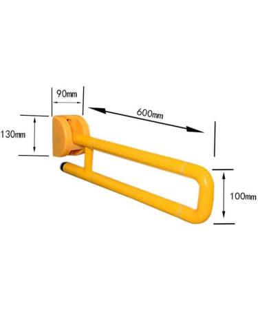 Grab Rail Bathroom Safety Handicap Grab Bar Bathroom U-Shaped Grab Bar Toilet Folding Handrail Stainless Steel Barrier-Free Safety Suppor - Buy Online on GoSupps.com