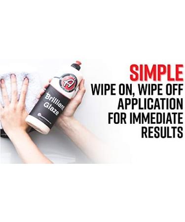 Adam's Brilliant Glaze 16oz - Deep Wet Shine - Easy On/Off - 1 Pound - Buy Online on GoSupps.com