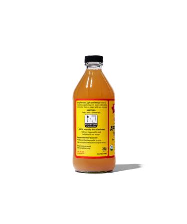 Bragg Apple Cider Vinegar with Mother 16oz - Organic, Raw & Unfiltered - Buy Online on GoSupps.com