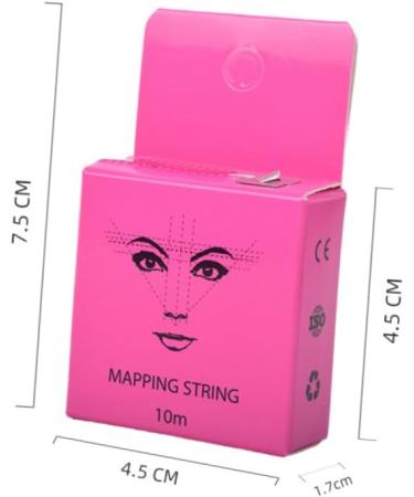 Balacoo 2 Boxes Ink Pattern Embroidery Ruler Microblading Measuring Eyebrow Tattoos Ruler Supplies - Buy Online on GoSupps.com