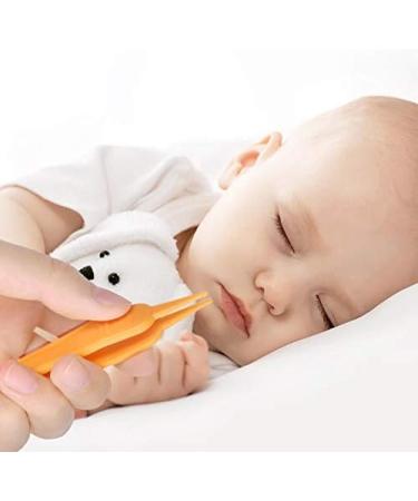 Yicare Plastic Tweezers for Babies - 2 Pack Safety Nose Cleaning Clips Round Head Design for Newborns - Buy Online on GoSupps.com