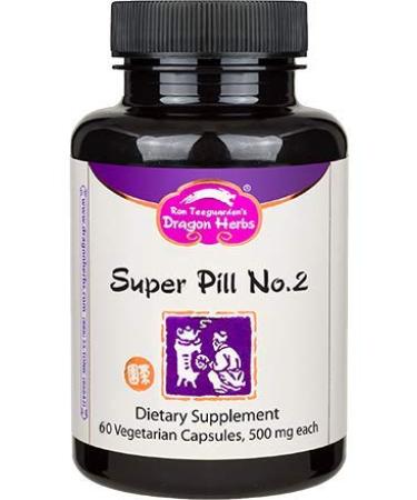 Dragon Herbs Super Pill No. 2 500 mg 60 Vegetarian Capsules