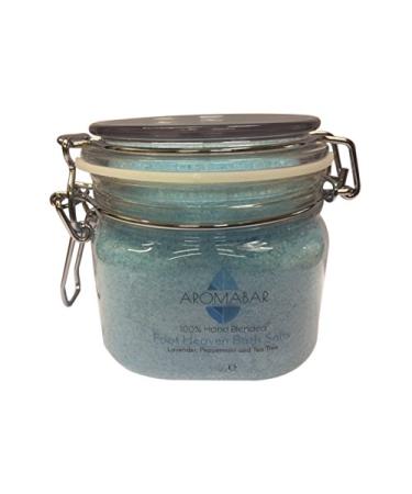 Pieds Heaven Sels De Bain Trempage 550g Cadeau Pot Sel D'Epsom et Dead Sea sels Enrichie en Huiles Essentielles 100% Naturel Emball avec min raux