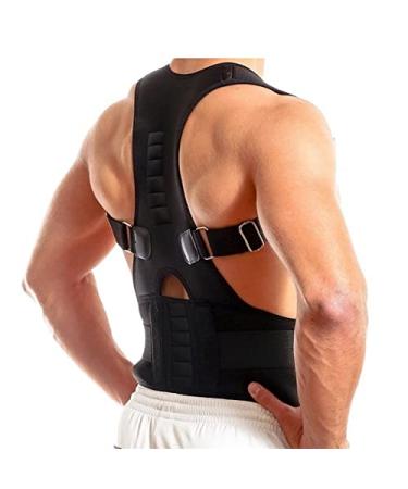 Adjustable Posture Support Brace Magnet Therapy Straps Back Neck Shoulder Straight Corrector Spine Belt Megnetic Corset Unisex (Color : Beige Size : S 55-60cm) vision Beige XL 80-90cm - Buy Online on GoSupps.com
