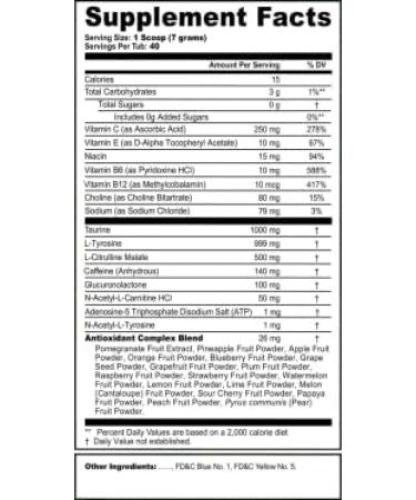 G Fuel Dragon Ball Z Energy Drink Powder - Berry Medley - 9.9 Oz. - Buy Online on GoSupps.com