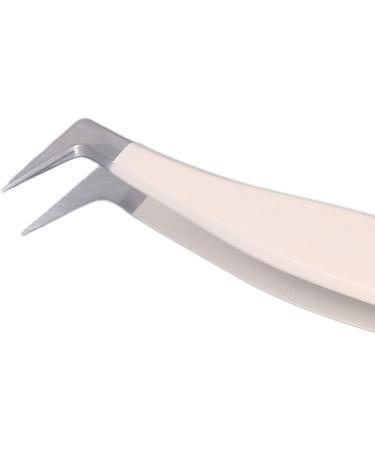 False Eyelash Tweezers Professionals Curved Stainless Steel Lash Extension Tool for Eyelashes and Makeup - Buy Online on GoSupps.com