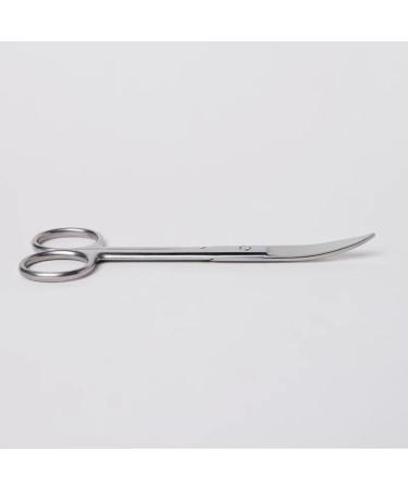 minkissy Facial Hair Men Curved Craft Cosmetics Curved for Eyebrows Nose Hair Trimmer Eyebrow Gauze Man Makeup medium Silver - Buy Online on GoSupps.com