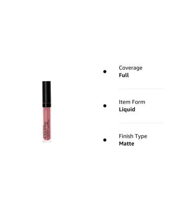 FARMASi Matte Liquid Lipstick - Long-Lasting, Waterproof, Lightweight & High Impact (0.14 fl. oz) - Perfect Rose - Buy Online on GoSupps.com