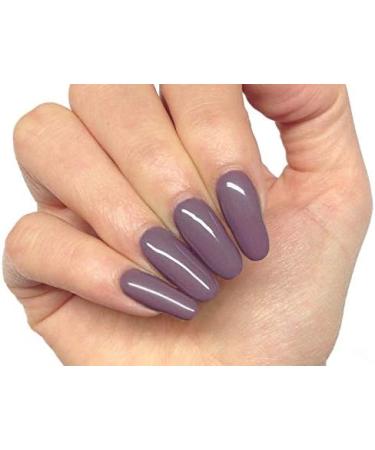Bluesky Mulberry Nail Polish - BP07 Warm Purple Grey UV/LED Soak Off Gel Nail Polish 10ml + 2 Diva World Shine Wipes for FREE - Buy Online on GoSupps.com